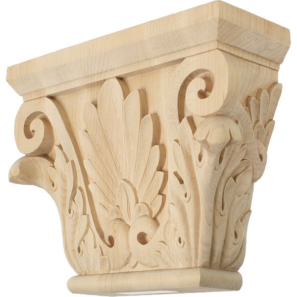 11W X 6 3/4BW X 3 7/8D X 8 7/8H Large Chesterfield Capital, Maple